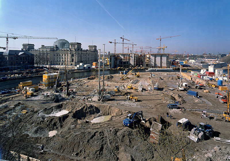 © Helmut Kloth: Großbaustelle Deutscher Bundestag (Berlin)
